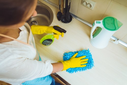 Professional office cleaning service for a Brixton workplace