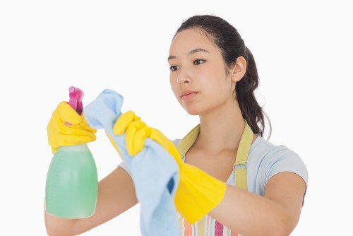 Local cleaners preparing a Brixton property for a deep clean
