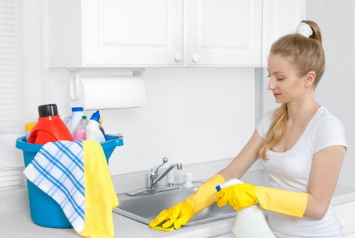 Freshly cleaned Brixton property interior after a full deep clean