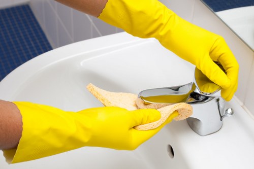 Cleaning service equipment ready for a Brixton home or office