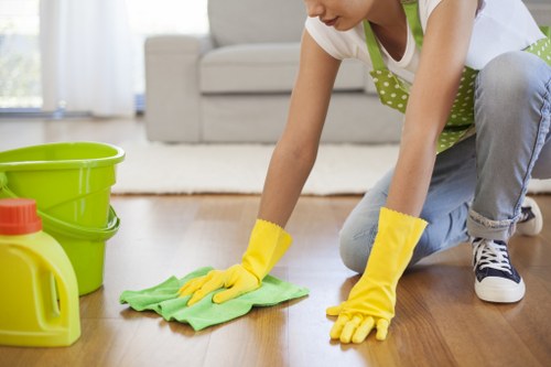 Safe and professional Deep Cleaning Brixton service in progress